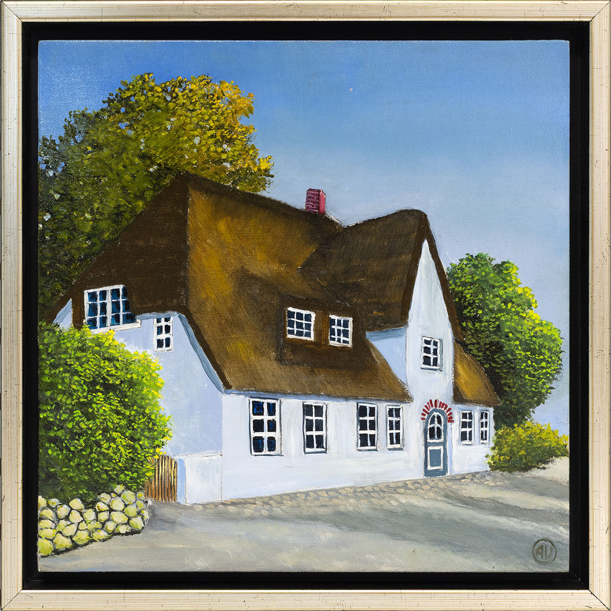 Quadro "Casa Frisona I" (2026) (Originale / Pezzo unico), incorniciato di Arnold Voet