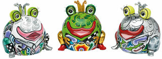 Set of 3 "Frog Kings"