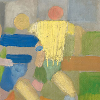Bild "The Runners" (1925) - LITO Masters, gerahmt von Robert Delaunay