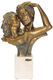 Skulptur "Vertrauen", Kunstguss Steinoptik von Angeles Anglada