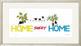 Picture "Home Sweet Home", framed