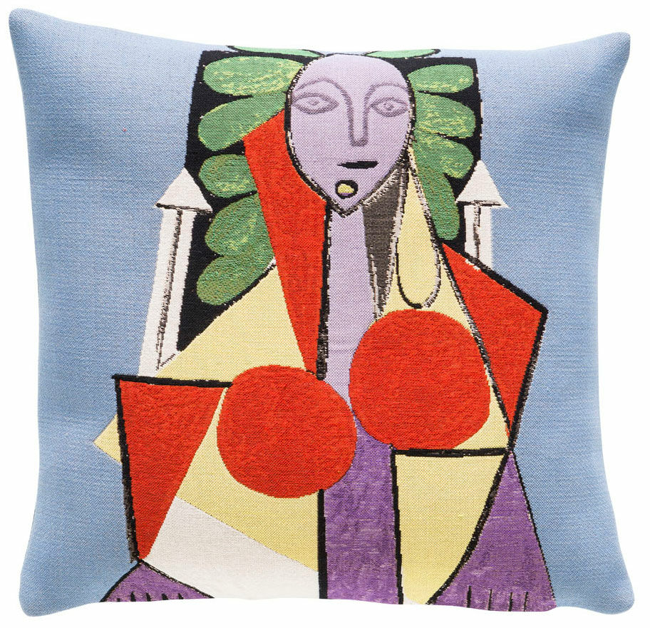 Cushion cover "Woman in Armchair" (1946) by Pablo Picasso