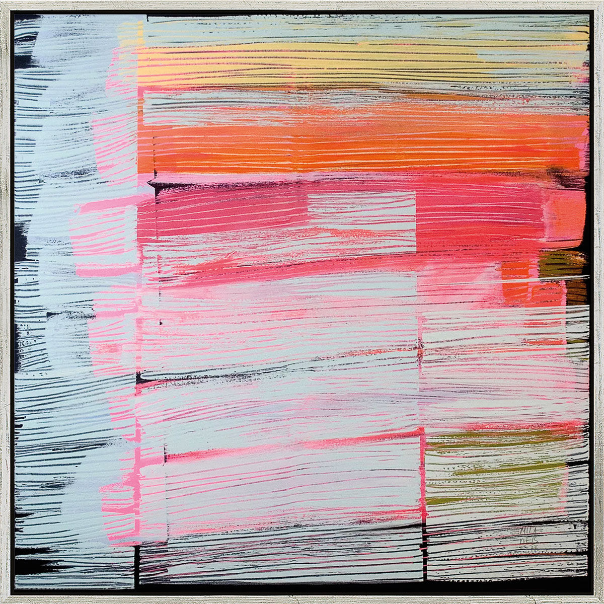 Bild "Light Experience No. 4" (2022) (Original / Unikt verk), inramad av Mila Weis