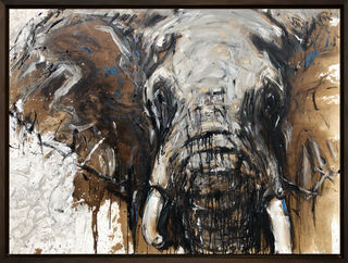 Beeld "Elephant_127" (2023) (Uniek stuk) von Ralf Koenemann