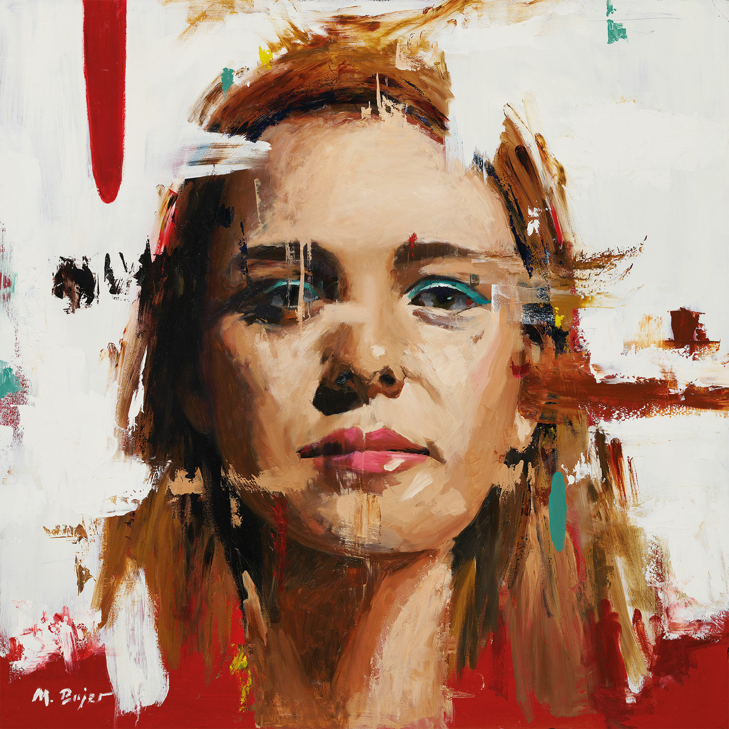 Beeld "Disrupted Portrait, No. 19" (2021) von Michael Bajer