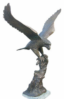 Sculpture de jardin "Aigle", bronze