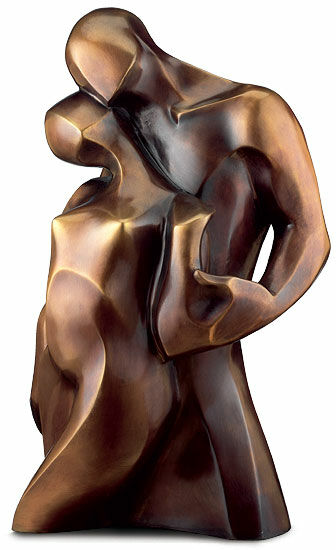 Sculptuur "Pas de Deux - Het pad voor twee", brons von Bernard Kapfer