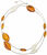 Amber necklace "Claudine"