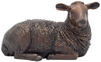Zahradní plastika "Ovce, ležící", bronz