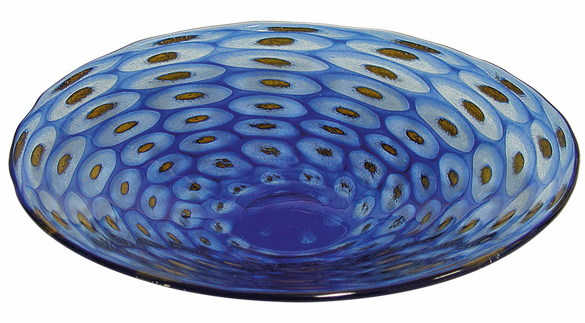 Glass bowl "Cora" by Bernhard Schagemann