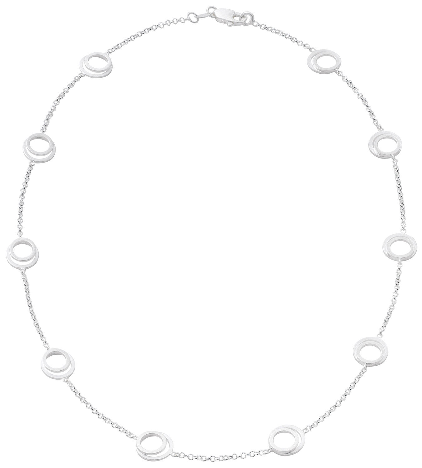 Necklace "Silver Swirl"
