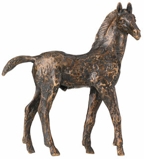 Sculpture "Foal", bronze by Kurt Arentz