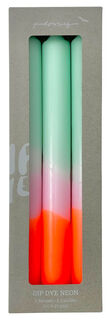 Set of 3 stick candles "Spring Sorbet" by Pink Stories