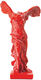 Sculpture "Nike of Samothrace", red cast