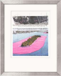 Picture "Surrounded Islands II", framed