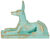 Skulptur "Liegender Anubis", Kunstguss