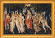 Bild "Frühling (Primavera)" (1477), gerahmt von Sandro Botticelli