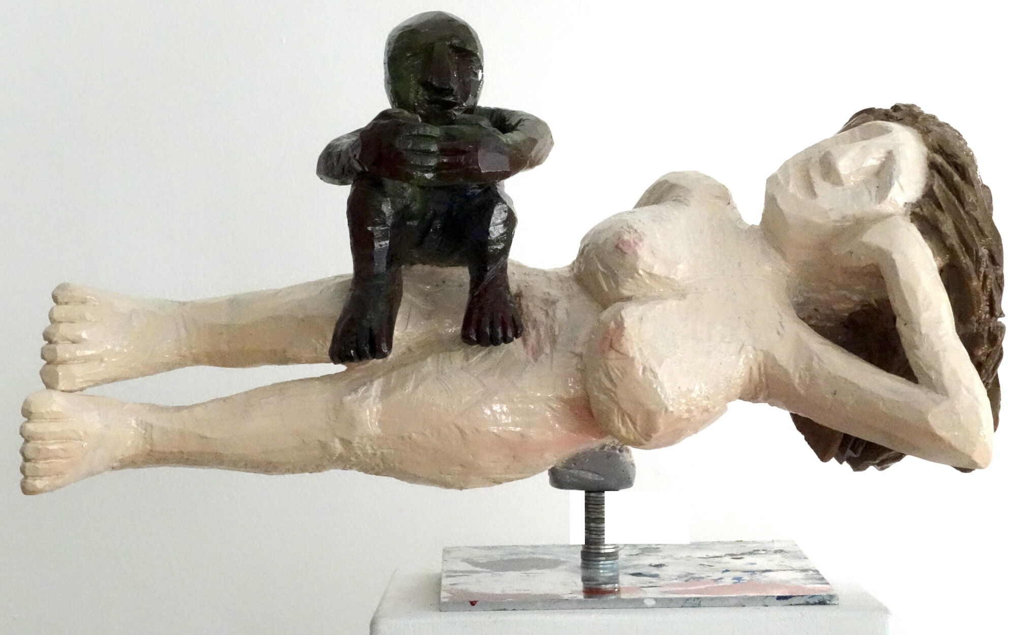 Skulptur "mand og kvinde" (2020) (Unikat), aluminium von Daniel Wagenblast
