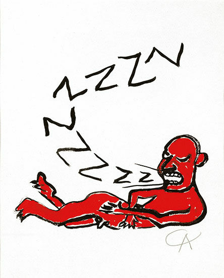 Picture "La Lettera Z", unframed by Alexander Calder