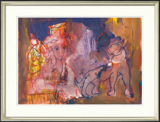 Picture "Human Circus" (2008), framed
