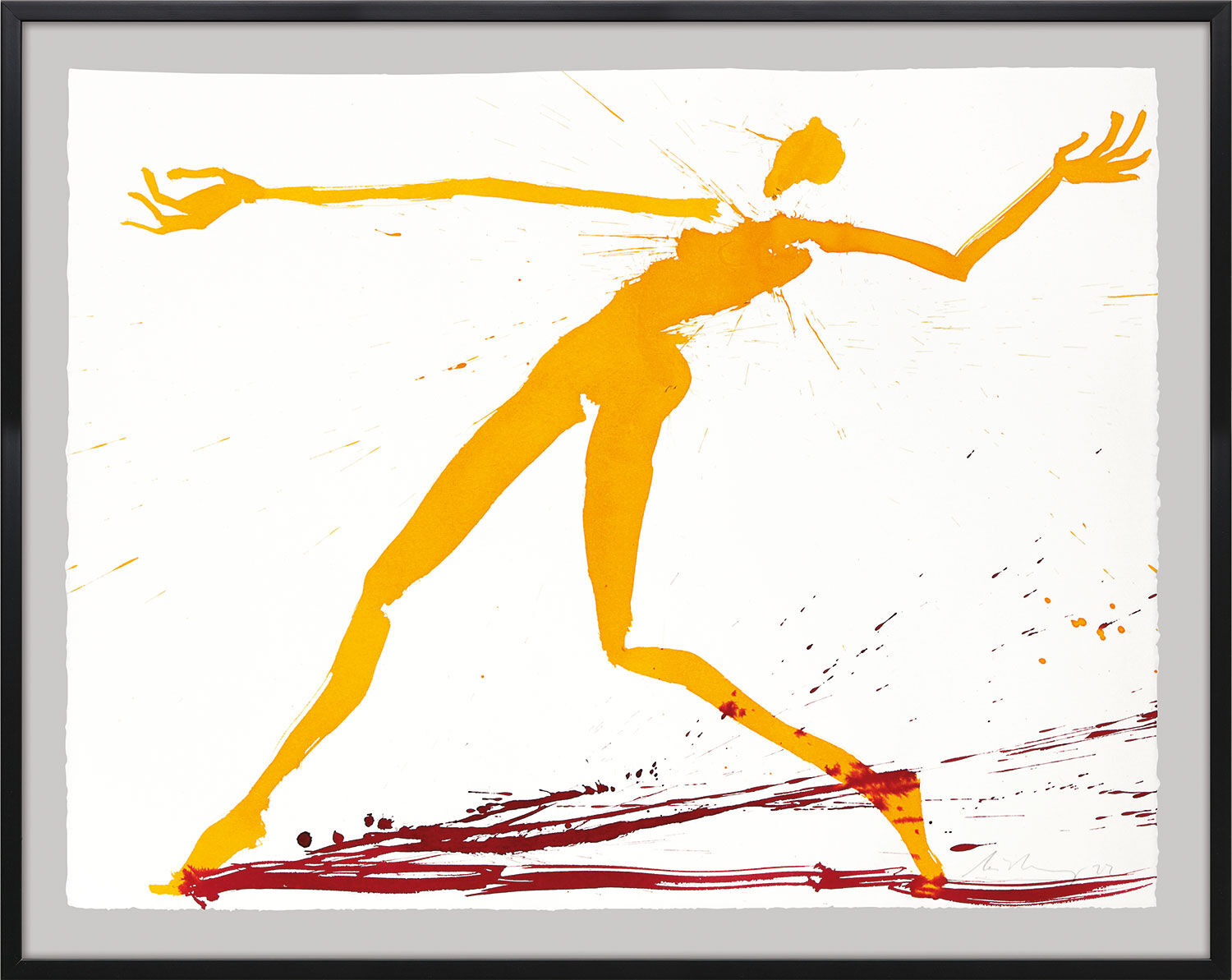 Bild "Z 22 046" (2022) (Original / Unikat), gerahmt von Helge Leiberg