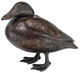 Garden sculpture "Common Eider Standing", bronze by Kurt Arentz