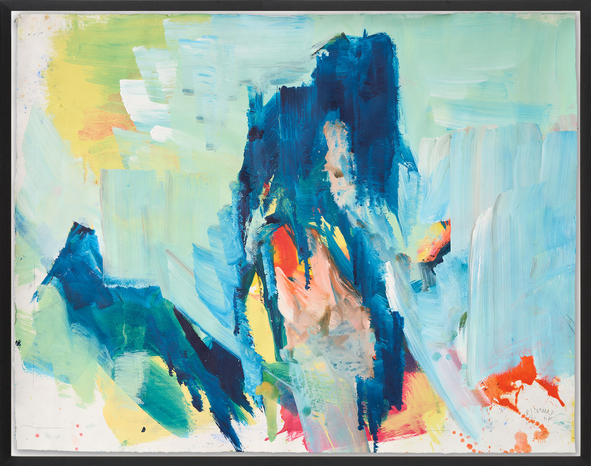 Schilderij "Tinzenhorn" (2014/15) (Uniek stuk) van Bernd Zimmer