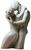 Sculpture "The Kiss", artificial marble version