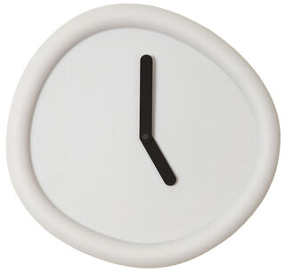Wanduhr "Round Clock", hellgraue Version von Werkwaardig