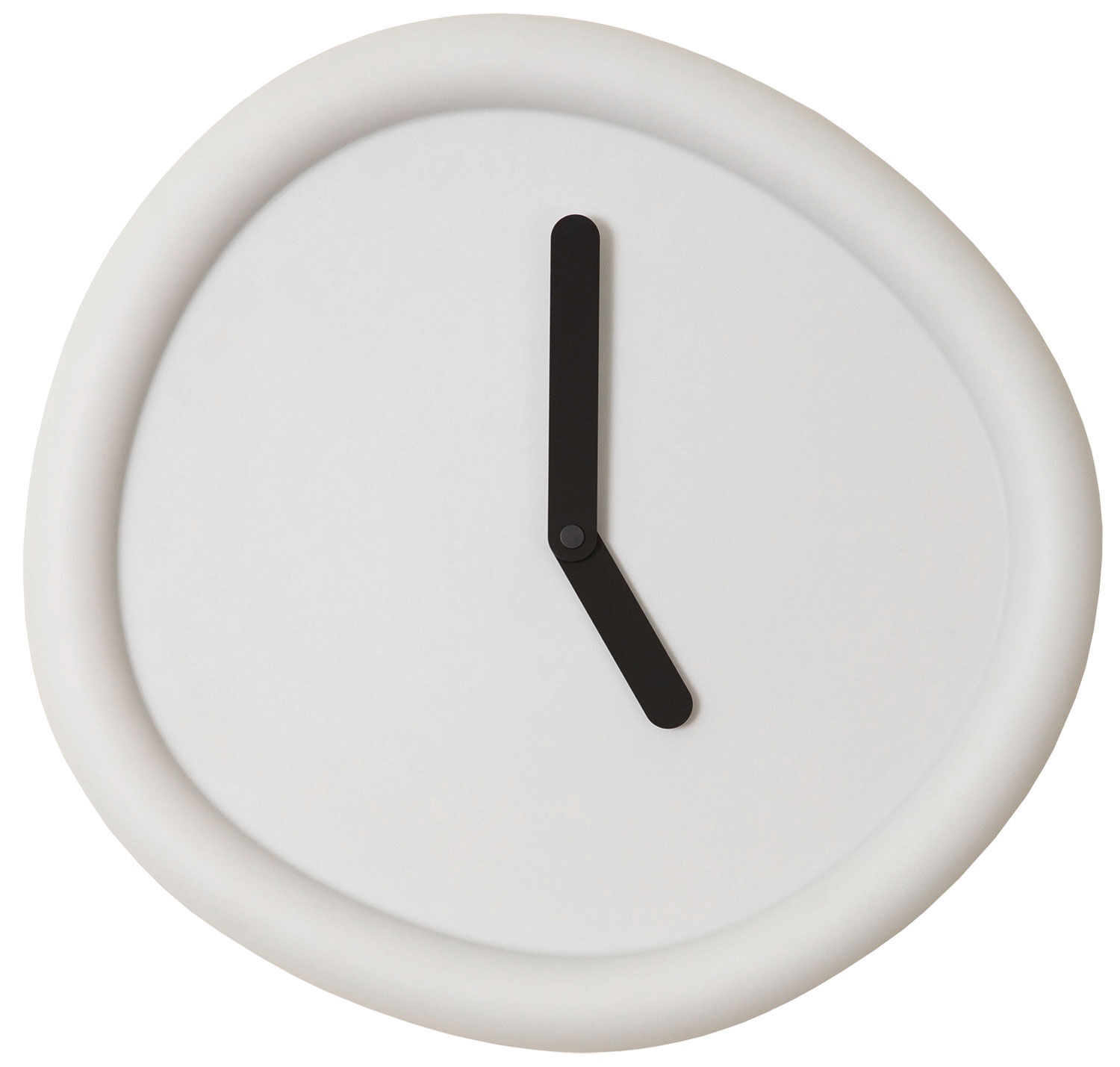 Wanduhr "Round Clock", hellgraue Version von Werkwaardig