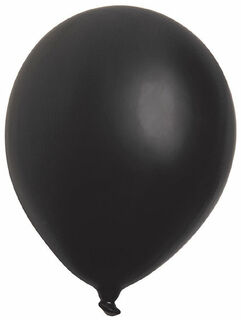 Wall object "Balloon Black Matt", ceramics
