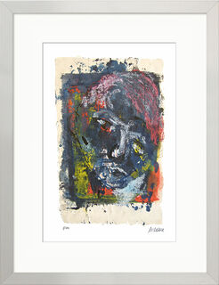 Picture "Coloured Head" (2020), framed by Armin Mueller-Stahl