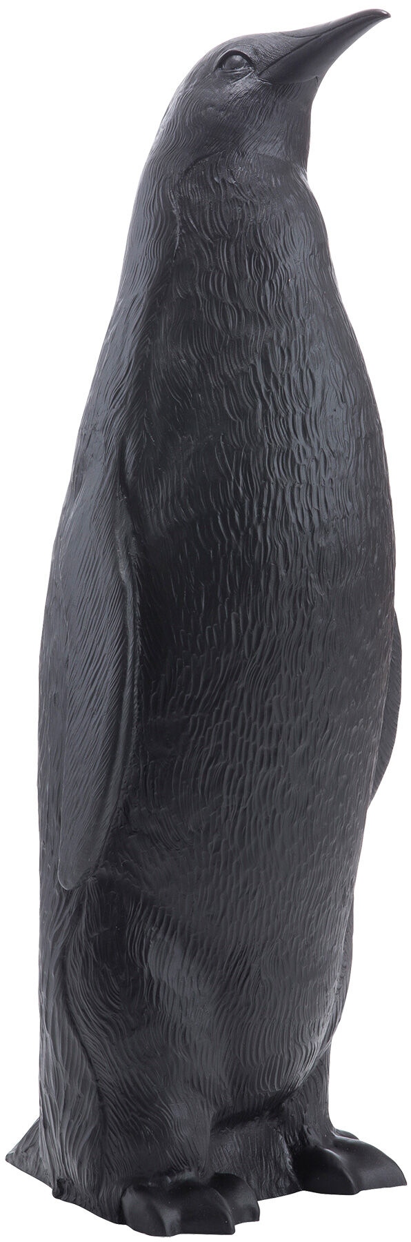 Skulptur "Pinguin II aufrecht" (2006), schwarze Version von Ottmar Hörl