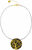 Halsketting "Levensboom" met leren koord - naar Gustav Klimt
