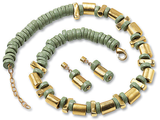 Parure de bijoux "Tender Green"
