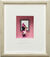 3D Picture "Pretty Minnie", framed
