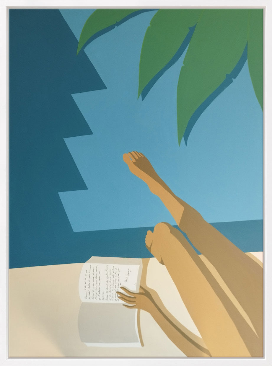 Picture "L'été de Romane" (2024) (Original / Unique piece), framed by Marie Deforche