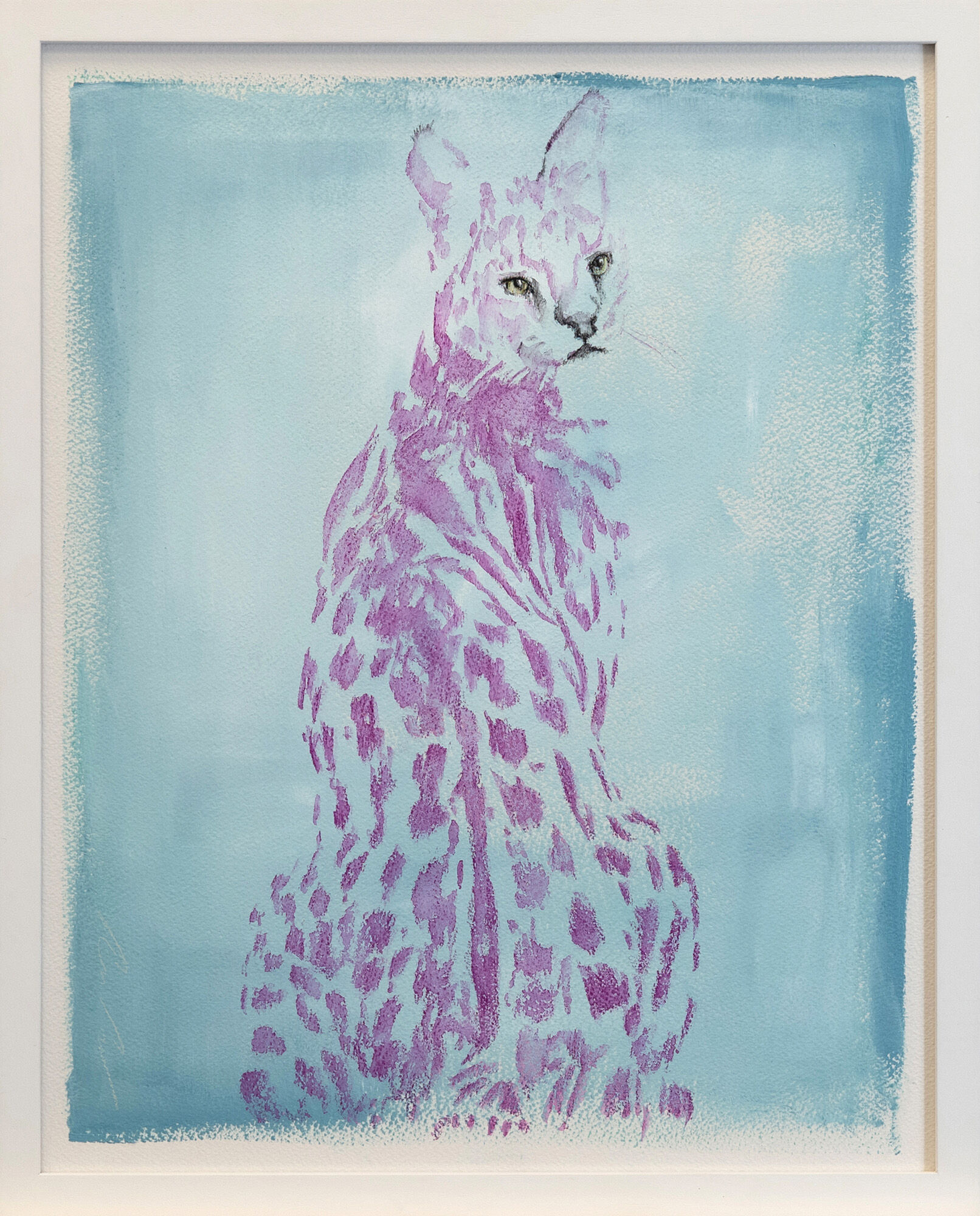 Picture "Series Bright Spot | Serval" (2022) (Unique piece) by Lezzueck Coosemans