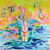 Picture "Woman at the Beach with Shell" (2011) (Original / Unique piece), on stretcher frame