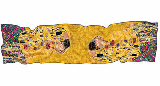 Seidenschal "Der Kuss" von Gustav Klimt