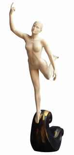 Wooden sculpture "Female Nude II" (Original / Unique piece)