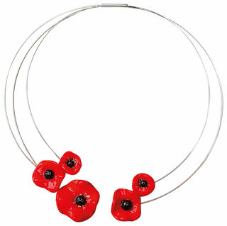 Necklace "Poppy Blossom Dream"