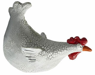 Figurine décorative "Chicken Bea", moulée