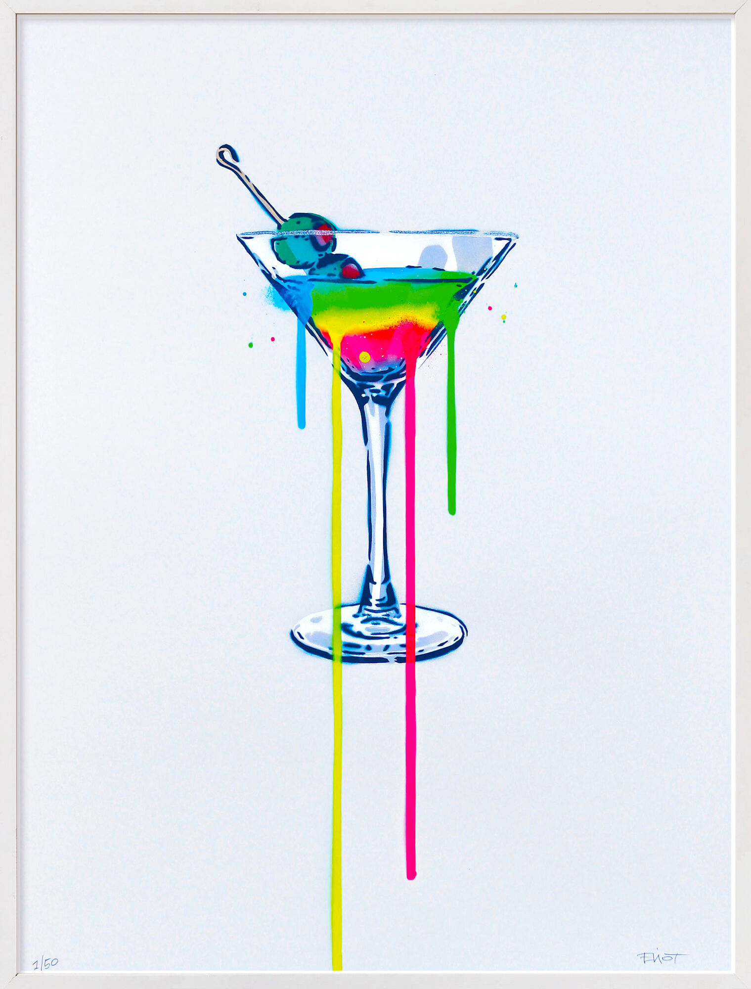 Quadro "Martini" (2020) di ELIOT theSuper