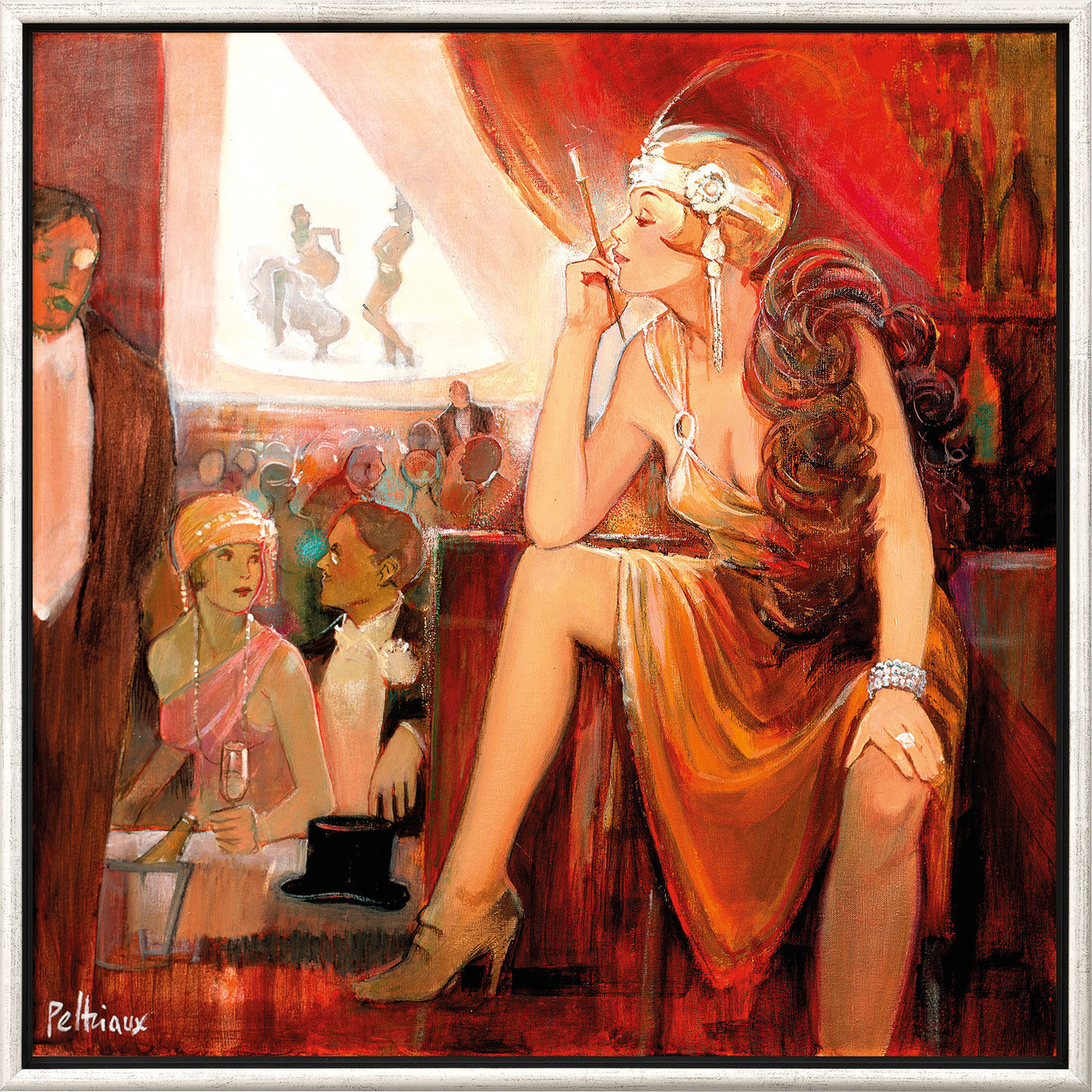 Bild "Heures Espagnoles", gerahmt von Bernard Peltriaux