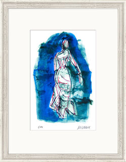 Quadro "Donna che cammina" (2021), incorniciato di Armin Mueller-Stahl