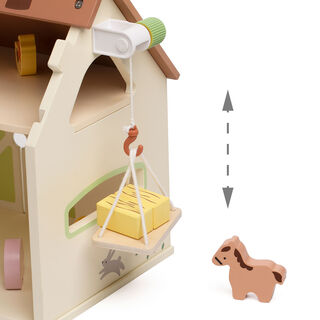 Holzspielzeug-Set "Bauernhof Vintage" (17-teilig, für Kinder ab 3 Jahren) von Kid's Concept