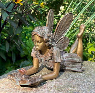 Sculpture de jardin "Fée enchanteresse", Bronze