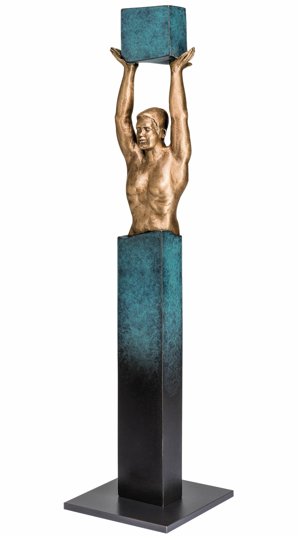 Sculpture "Yes I can", bronze by Annie Jungers