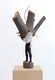 Scultura "Senza titolo" (2021), legno di Edvardas Racevicius